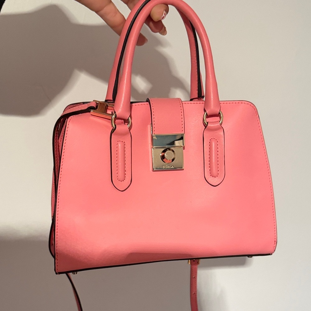 Furla Vibrant Pink Satchel